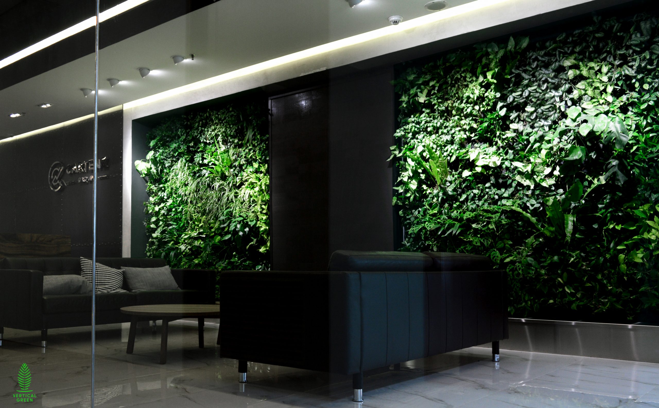 green wall indonesia office
